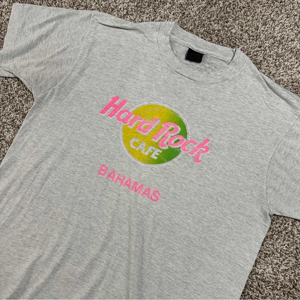 Vintage Hard Rock Cafe Bahamas Grey Shirt